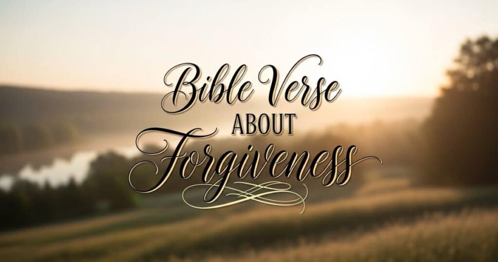 bible verse about forgiveness