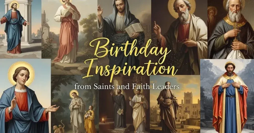 Birthday Inspiration from Saints and Faith Leaders