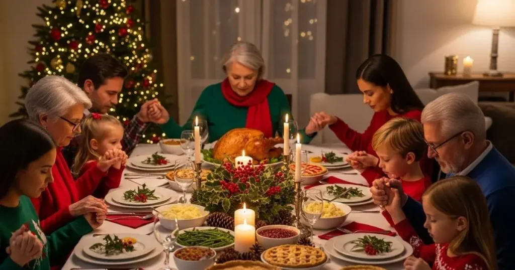 Christmas Dinner Prayers for Family