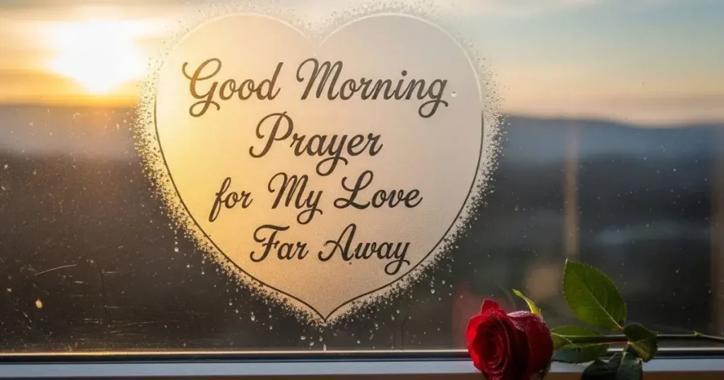 Good Morning Prayer for My Love Far Away