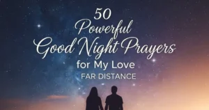 Good Night Prayers for My Love Far Distance