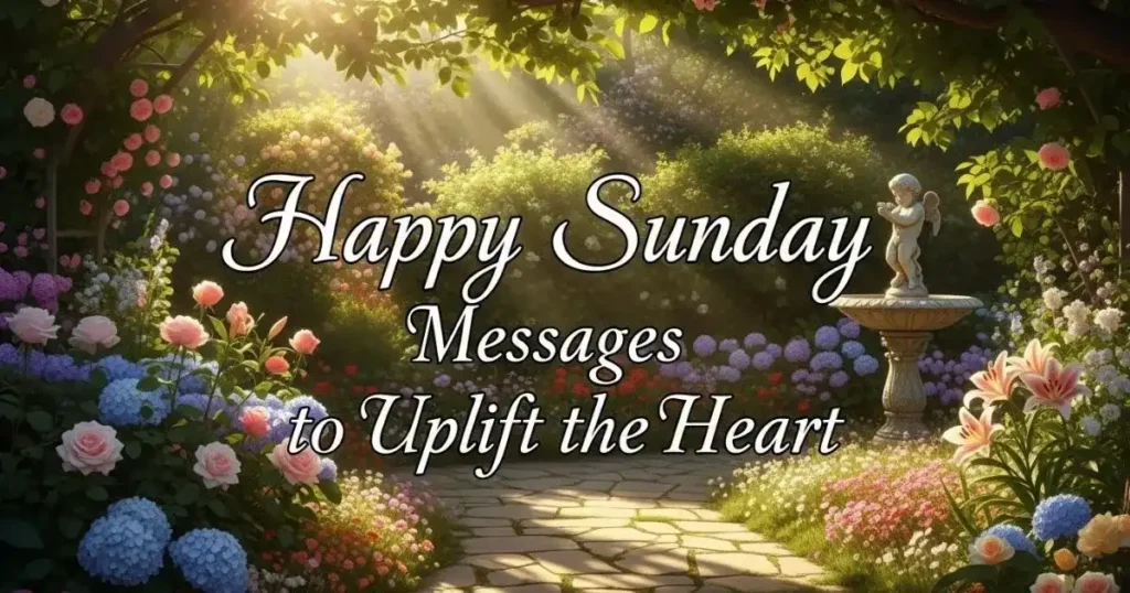 Happy Sunday Messages to Uplift the Heart