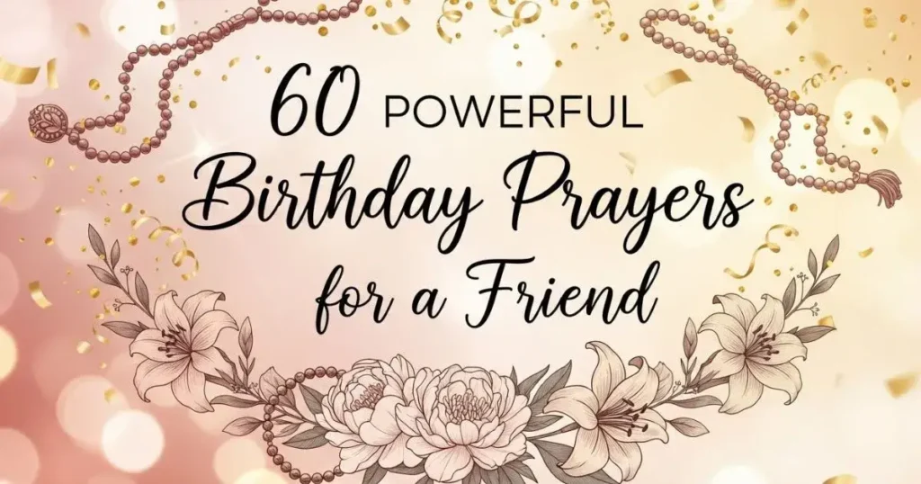 Happy birthday prayer to a friend