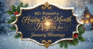 Happy New Month Prayers for January