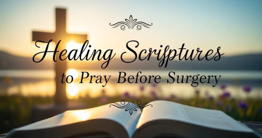 Healing Scriptures to Pray Before Surgery