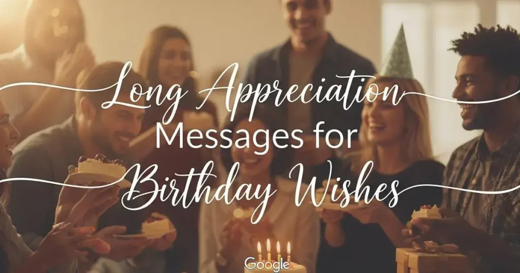 Long Appreciation Messages for Birthday Wishes