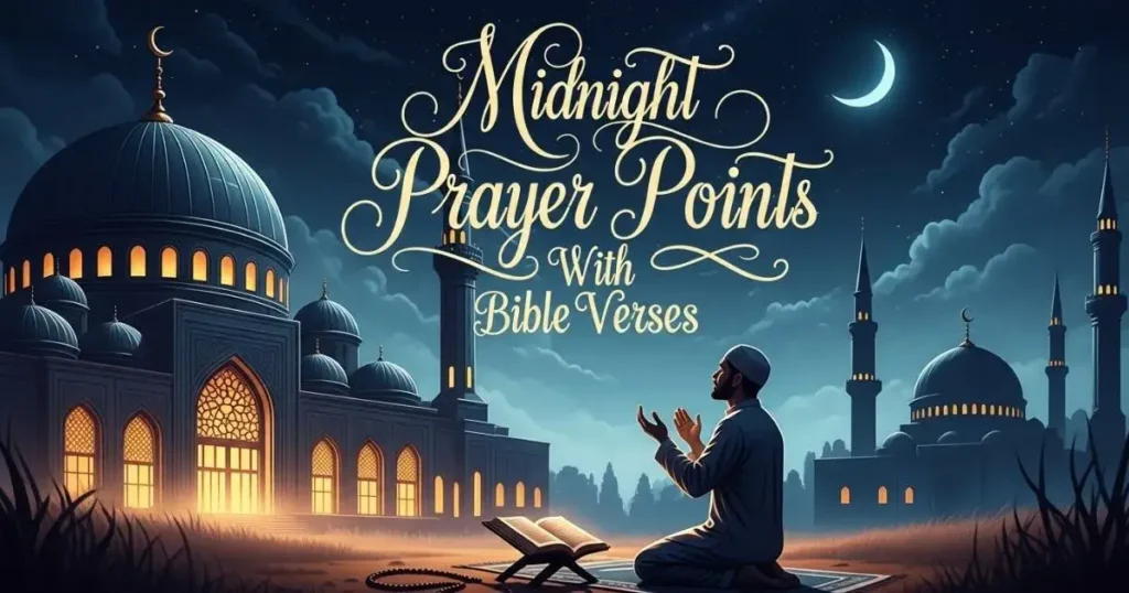 Midnight Prayer Points With Bible Verses