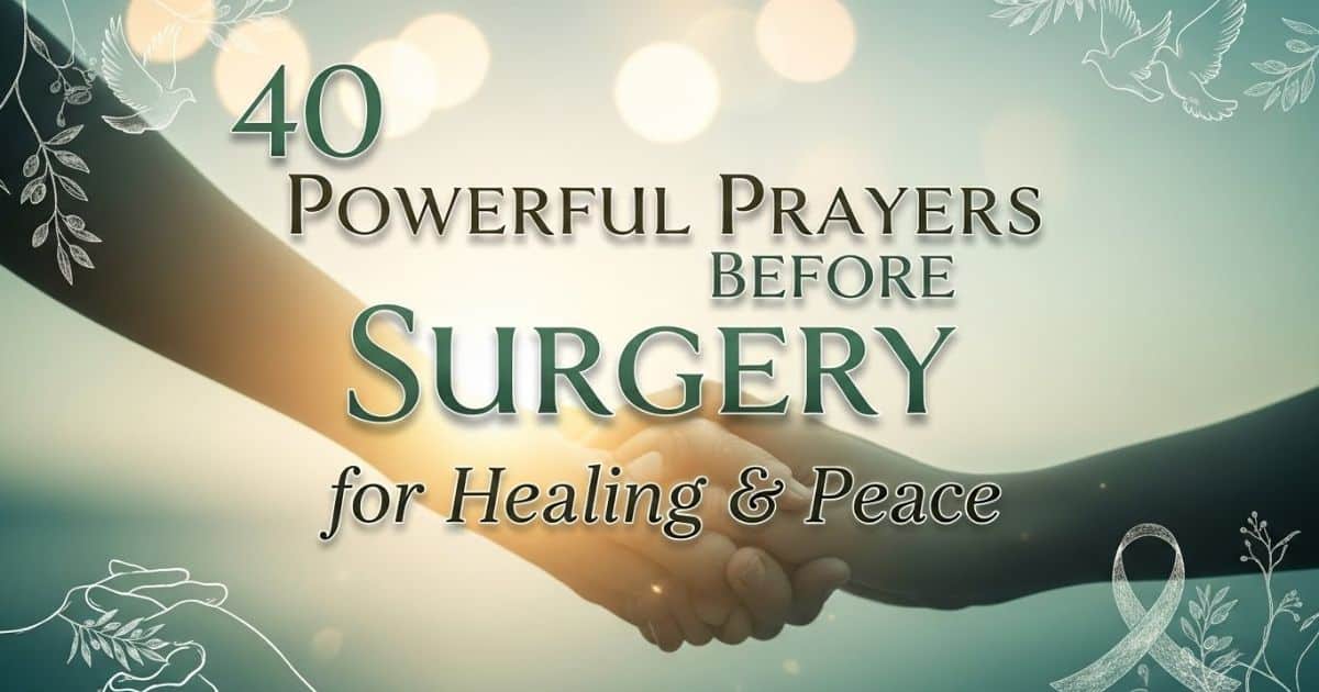 Prayers Before Surgery