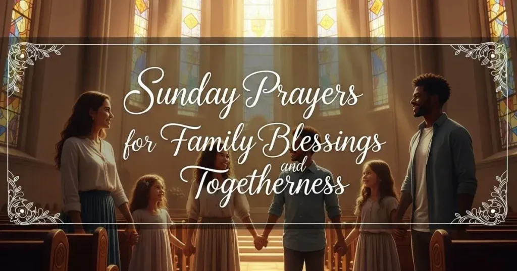 Sunday Prayers for Family Blessings and Togetherness