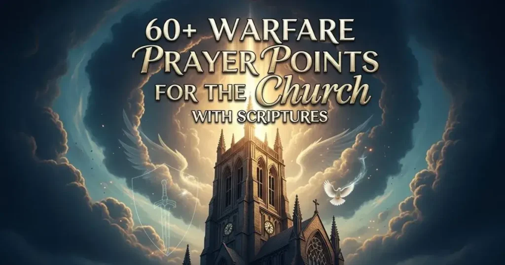 60+ Warfare Prayer Points for the Church With Scriptures