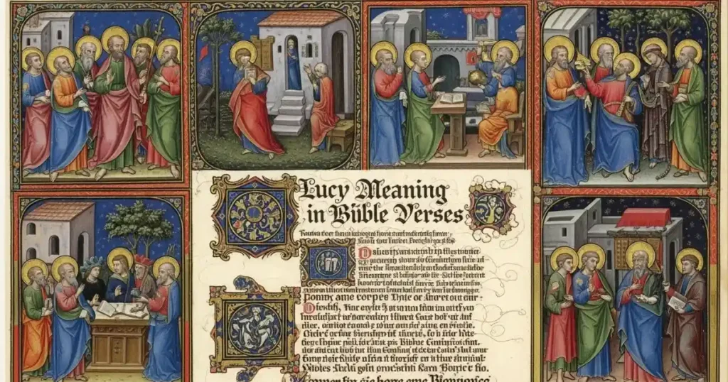 Lucy Meaning in Bible Verses