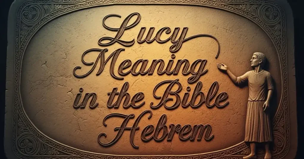 Lucy Meaning in the Bible Hebrew