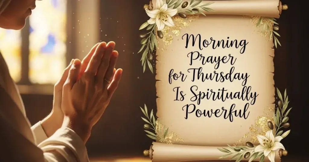 Morning Prayer for Thursday