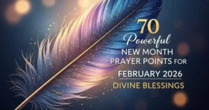 New Month Prayer Points