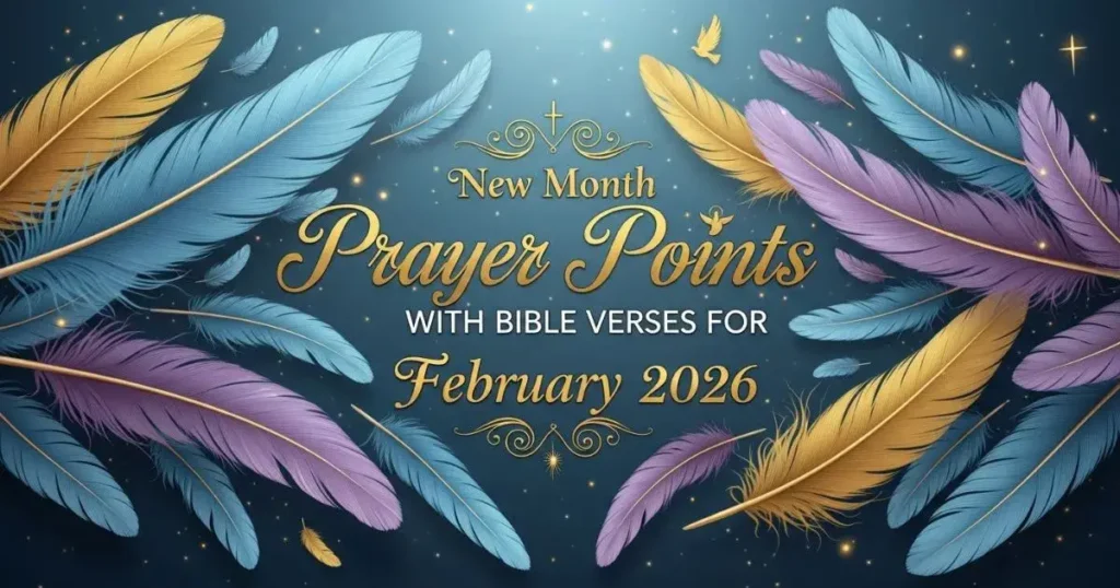 New Month Prayer Points with Bible Verses