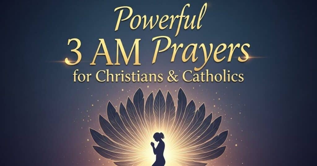 Powerful 3 AM Prayers for Christians & Catholics