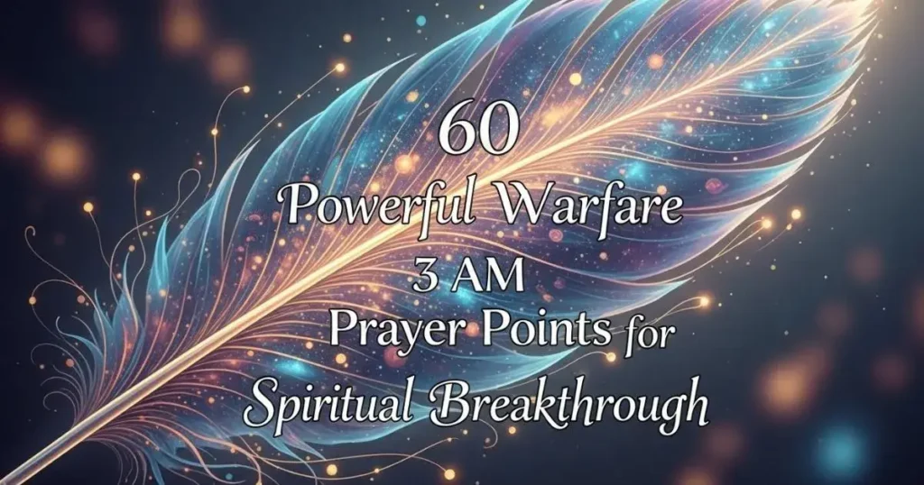 Powerful Warfare 3 AM Prayer Points for Spiritual Breakthrough