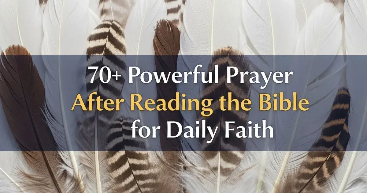 Prayer After Reading the Bible