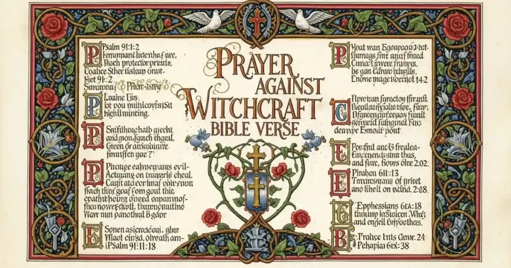 Prayer against witchcraft Bible verse