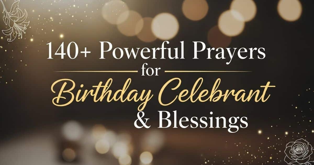 Prayers for Birthday Celebrant