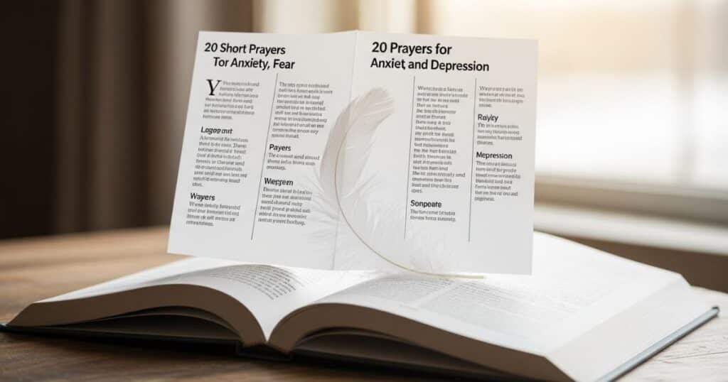 Short Prayers for Anxiety, Fear, and Depression