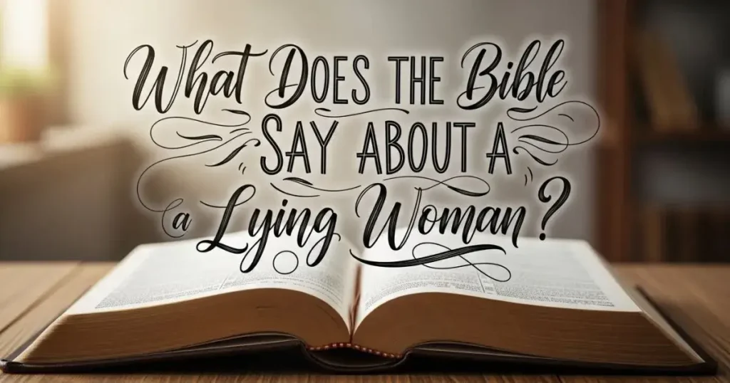 What Does the Bible Say About a Lying Woman