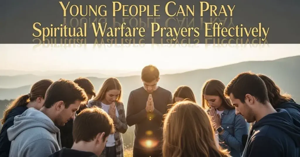Young People Can Pray Spiritual Warfare Prayers