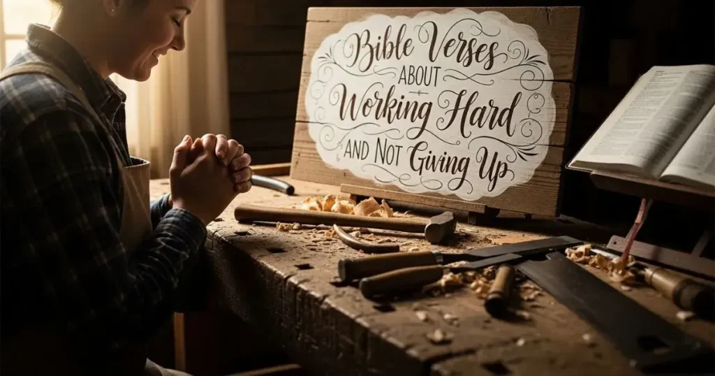 Bible Verses About Working Hard and Not Giving Up