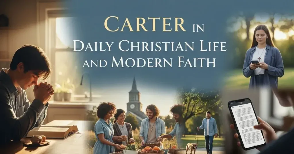 Carter in Daily Christian Life and Modern Faith
