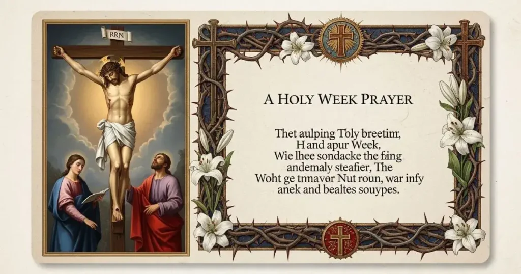 Catholic Holy Week Prayer