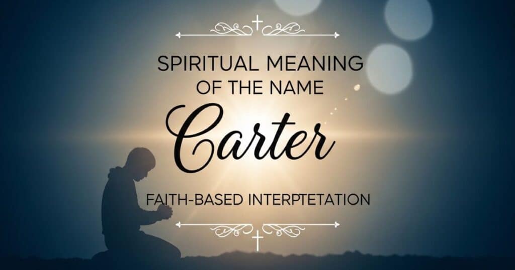 Meanings of the Name Carter