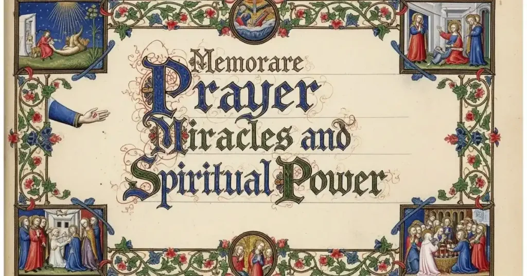 Memorare Prayer Miracles