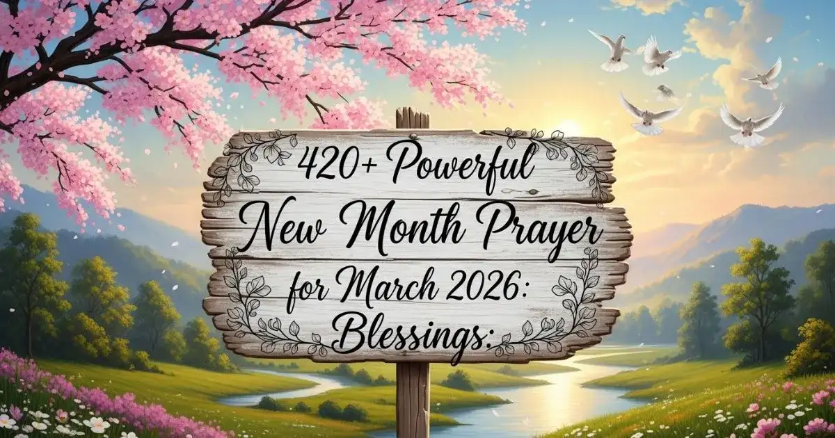 New Month Prayer for March