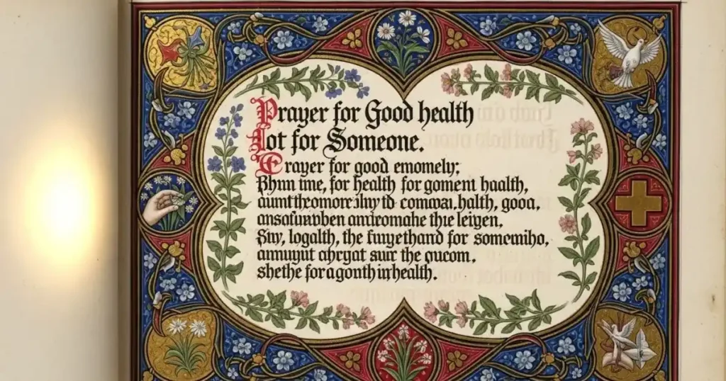 Prayer for Good Health for Someone