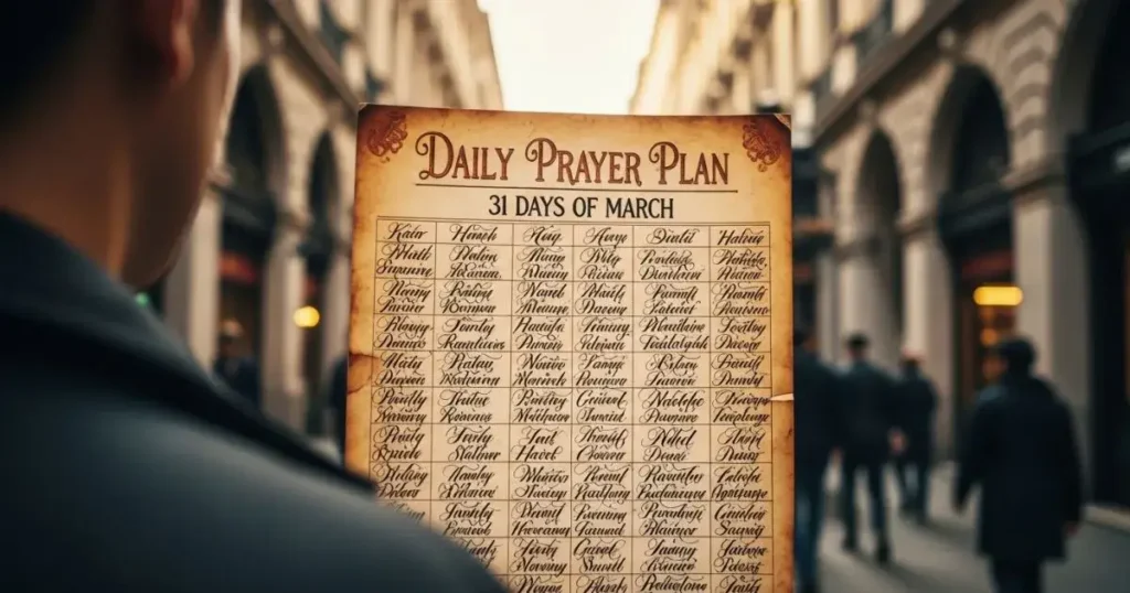 Prayers for the month of march