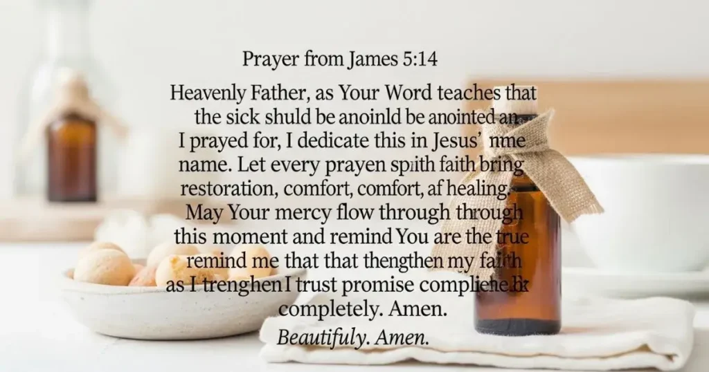 Scriptures to Pray Over Anointing Oil