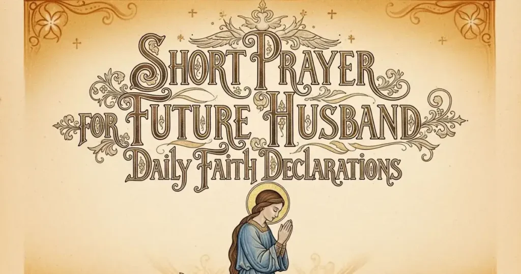 Short Prayer for Future Husband