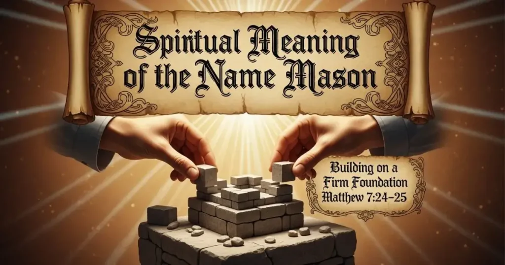 Spiritual Meaning of the Name Mason