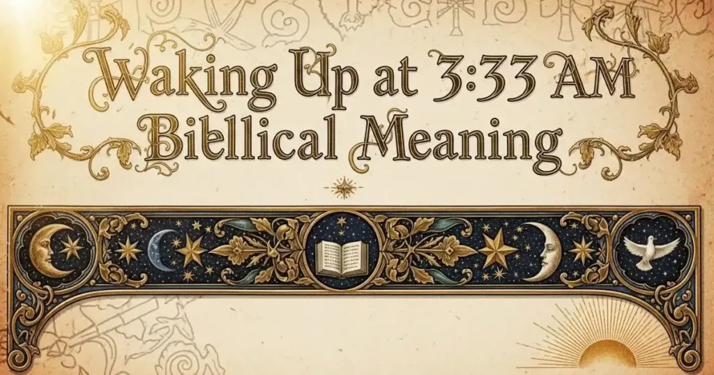 Waking Up at 3:33 AM Biblical Meaning