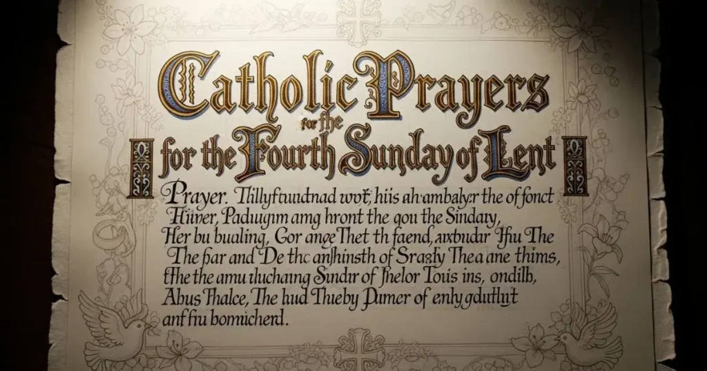 Catholic Prayers for the Fourth Sunday of Lent