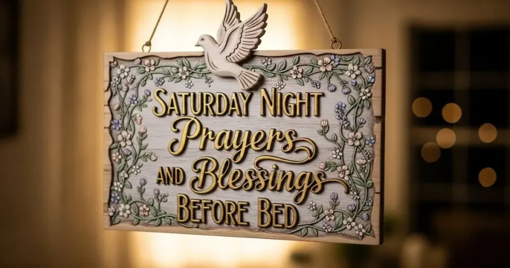 Saturday night blessings