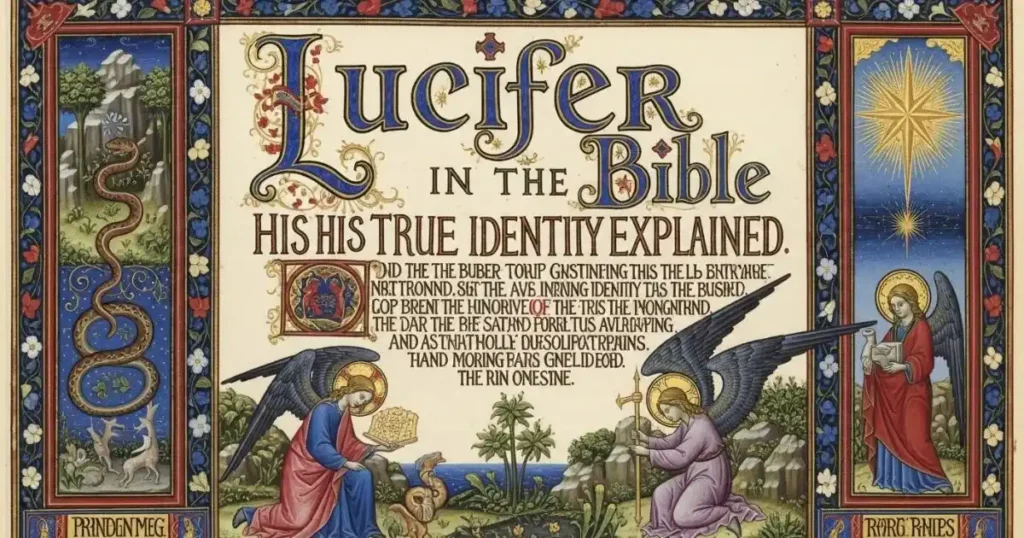 Biblically accurate lucifer angel
