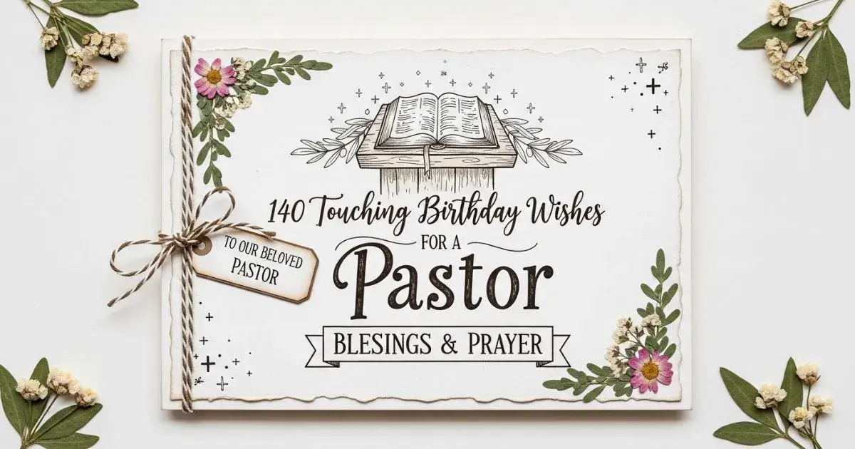 Birthday Wishes for a Pastor