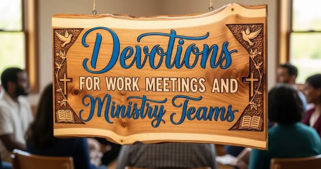 Devotions for work meetings