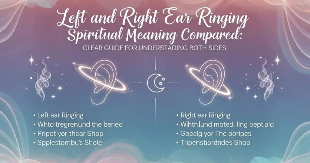 Left ear ringing spiritual meaning
