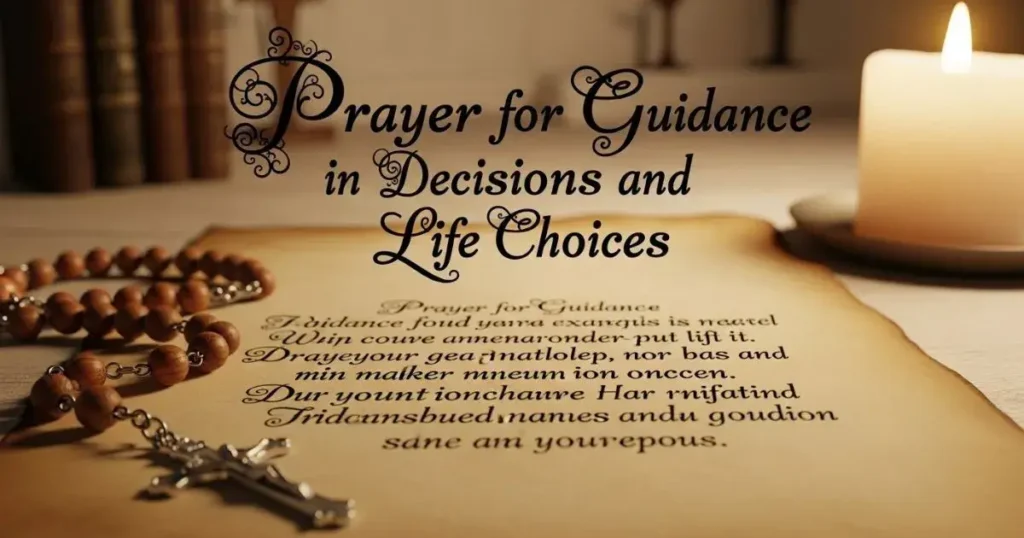 Prayer for guidance and success