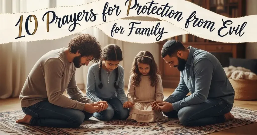 Prayer for protection from evil, for family