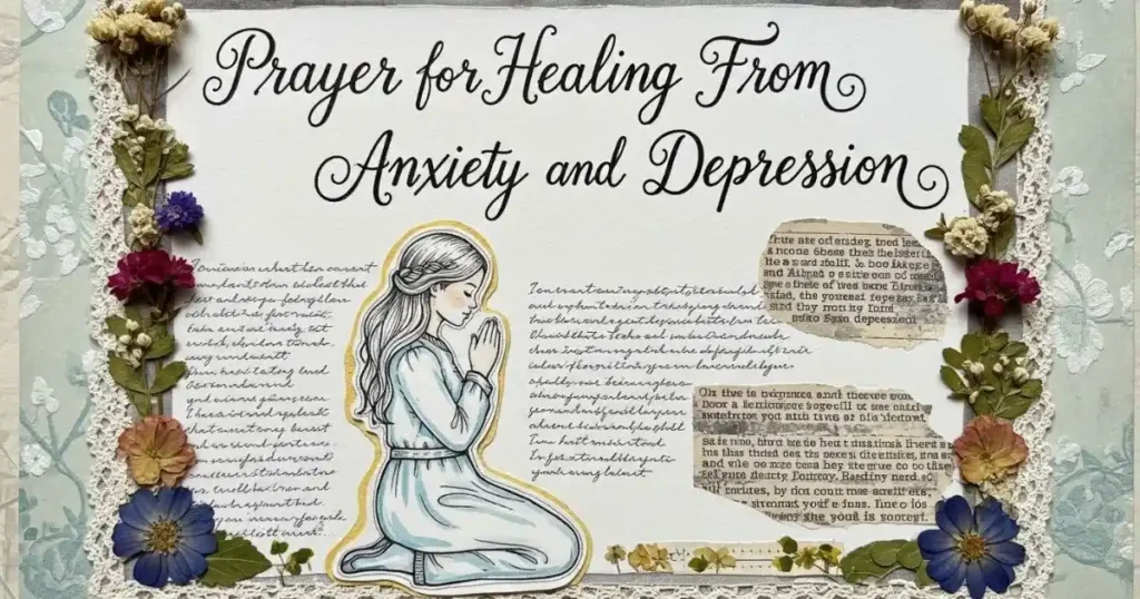 Prayer for anxiety and depression