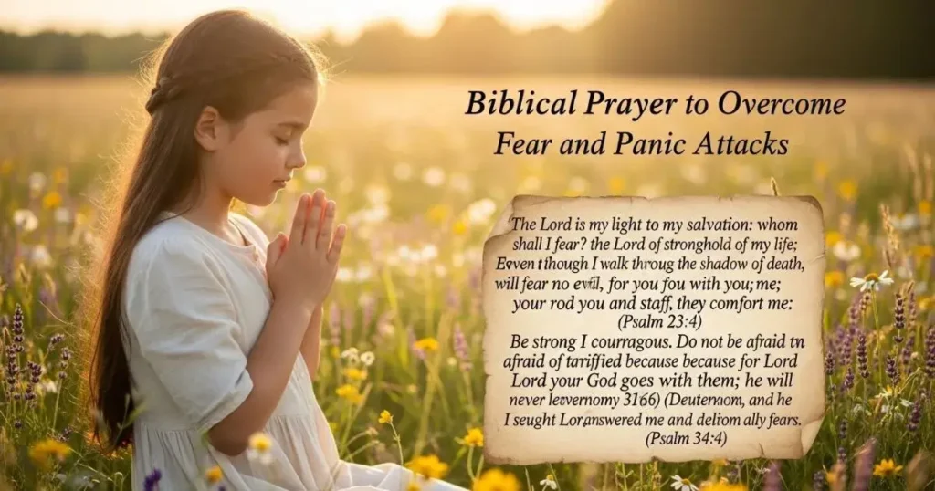 prayer for anxiety and panic attacks