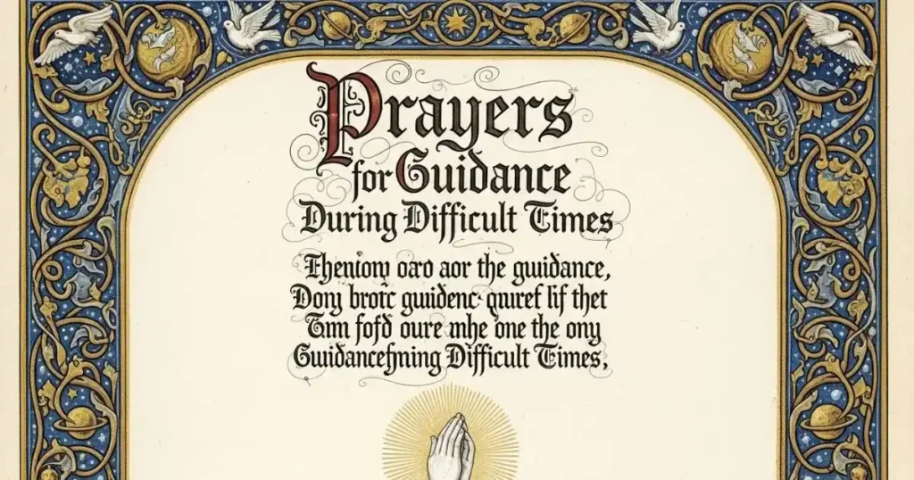 Prayers for difficult times